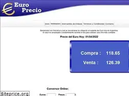 Sites similar to precioeuro.com.ar