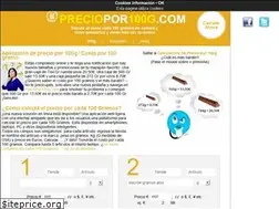 Sites similar to preciopor100g.com