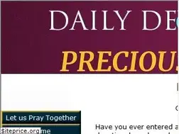 Sites similar to precious-christian-dailydevotionals.com