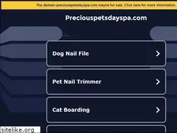 Sites similar to preciouspetsdayspa.com