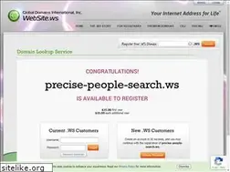 Sites similar to precise-people-search.ws