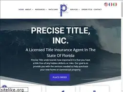 Sites similar to precisetitle.com