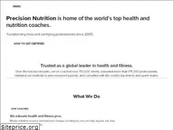 Sites similar to precisionnutrition.com