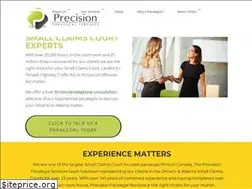 Sites similar to precisionparalegal.ca