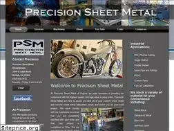 Sites similar to precisionsheetmetalva.com