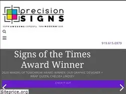 Sites similar to precisionsignsnc.com