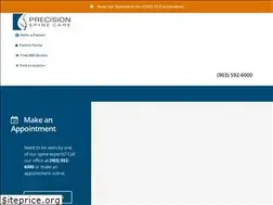 Sites similar to precisionspinecare.com