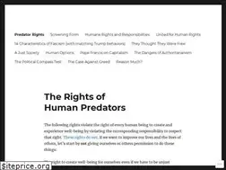 Sites similar to predatorrights.wordpress.com