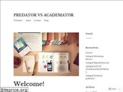 Sites similar to predatorvsacademator.wordpress.com