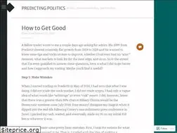 Sites similar to predictingpolitics.com