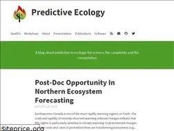 Sites similar to predictiveecology.org