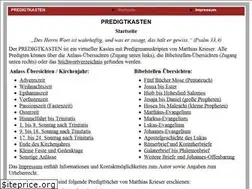 Sites similar to predigtkasten.de