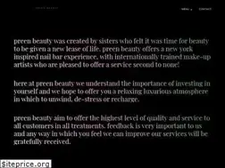 Sites similar to preenbeauty.co.uk