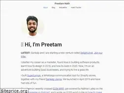 Sites similar to preetamnath.com