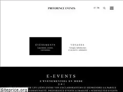 Sites similar to preference-events.com