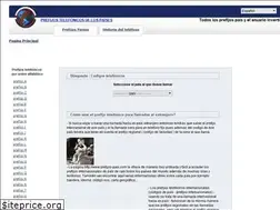 Sites similar to prefijos-pais.com