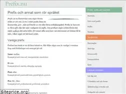 Sites similar to prefix.nu