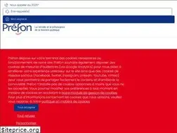 Sites similar to prefon.fr