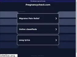 Sites similar to pregnancycheck.com