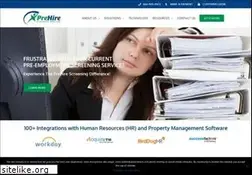 Sites similar to prehirescreening.com