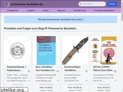 Sites similar to preiswerter-bestellen.de