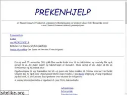 Sites similar to prekenhjelp.net