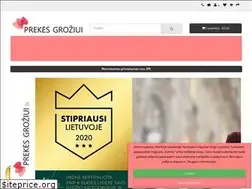 Sites similar to prekesgroziui.lt