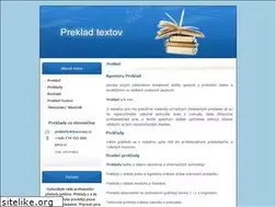 Sites similar to preklad-textov.sk