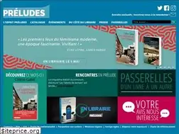 Sites similar to preludes-editions.com