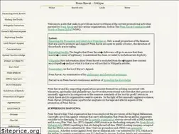 Sites similar to prem-rawat-critique.org