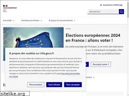 Sites similar to premier-ministre.fr