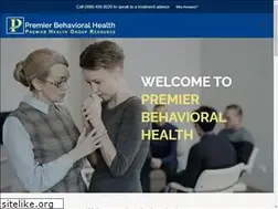 Sites similar to premierbehavioralhealth.org