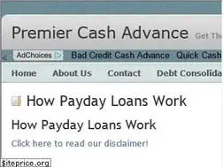 Sites similar to premiercashadvance.com