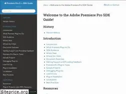 Sites similar to premiere-plugin-sdk-guide.readthedocs.io