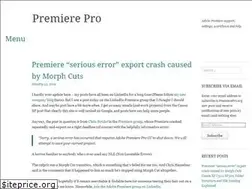 Sites similar to premierepro.org