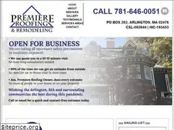 Sites similar to premiereroofing.com
