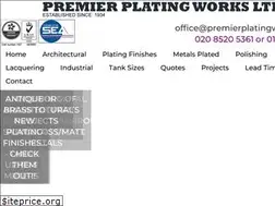Sites similar to premierplatingworks.co.uk