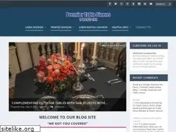 Sites similar to premiertablelinens-blog.com