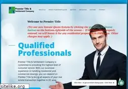 Sites similar to premiertitleus.com
