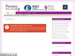 Sites similar to premierwinetraining.com