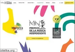 Sites similar to premiosdelamusicaindependiente.com
