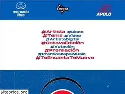 Sites similar to premiospepsimusic.com