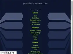Sites similar to premium-proxies.com