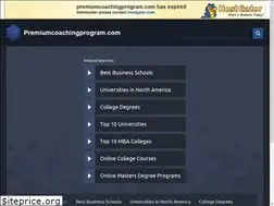 Sites similar to premiumcoachingprogram.com