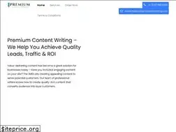 Sites similar to premiumcontentwriting.com