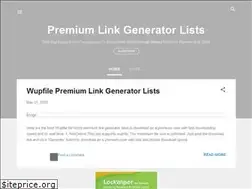 Sites similar to premiumlinkgeneratorlists.blogspot.com