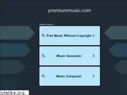 Sites similar to premiummusic.com