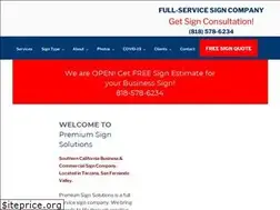 Sites similar to premiumsignsolutions.com