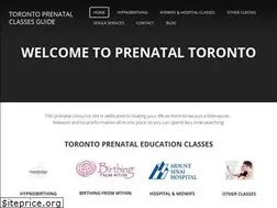 Sites similar to prenataltoronto.com