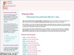 Sites similar to prenoms-fille.net